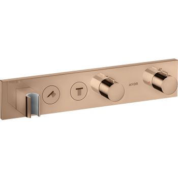 - AXOR ShowerSolutions Moduł termostatyczny 460/90 do 2 odbiorników, podtynkowy czerwone złoto polerowane 18355300 - 18355300 - Łazienki Szydłowski