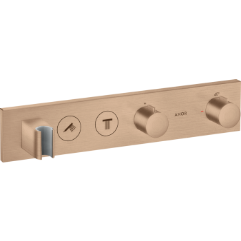  - AXOR ShowerSolutions Moduł termostatyczny 460/90 do 2 odbiorników, podtynkowy czerwone złoto szczotkowane 18355310 - 18355310 - Łazienki Szydłowski