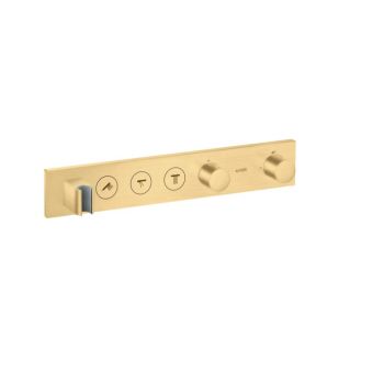 - AXOR ShowerSolutions Moduł termostatyczny Select 530/90 do 3 odbiorników, podtynkowy złoty optyczny szczotkowany 18356250 - 18356250 U - Łazienki Szydłowski