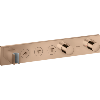 - AXOR ShowerSolutions Moduł termostatyczny Select 530/90 do 3 odbiorników, podtynkowy czerwone złoto polerowane 18356300 - 18356300 U - Łazienki Szydłowski