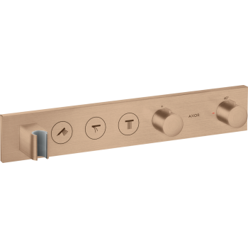  - AXOR ShowerSolutions Moduł termostatyczny Select 530/90 do 3 odbiorników, podtynkowy czerwone złoto szczotkowane 18356310 - 18356310 U - Łazienki Szydłowski