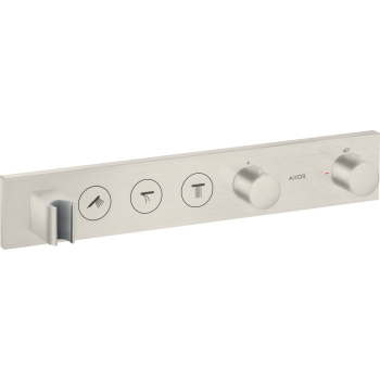 - AXOR ShowerSolutions Moduł termostatyczny Select 530/90 do 3 odbiorników, podtynkowy stal szlachetna optyczna 18356800 - 18356800 U - Łazienki Szydłowski