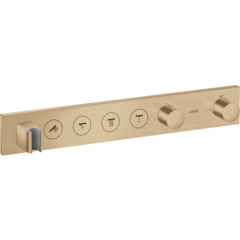 - AXOR ShowerSolutions Moduł termostatyczny Select 600/90 do 4 odbiorników, podtynkowy brąz szczotkowany 18357140 - 18357140 U - Łazienki Szydłowski