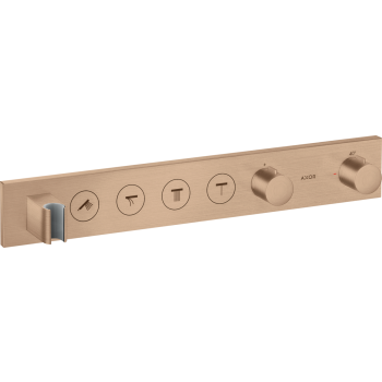  - AXOR ShowerSolutions Moduł termostatyczny Select 600/90 do 4 odbiorników, podtynkowy czerwone złoto szczotkowane 18357310 - 18357310 U - Łazienki Szydłowski