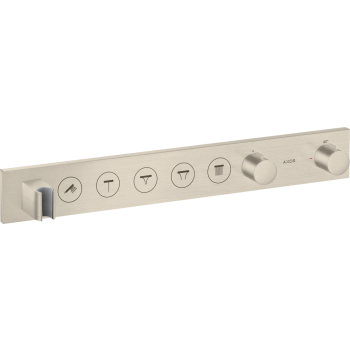  - AXOR ShowerSolutions Moduł termostatyczny Select 670/90 do 5 odbiorników, nikiel szczotkowany 18358820 - 18358820 - Łazienki Szydłowski