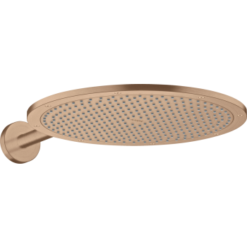  - AXOR ShowerSolutions Deszczownica prysznicowa 35 cm 1jet z ramieniem prysznicowym czerwone złoto szczotkowane 26034310 - 26034310 - Łazienki Szydłowski