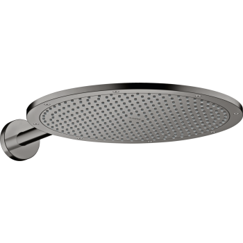  - AXOR ShowerSolutions Deszczownica prysznicowa 35 cm 1jet z ramieniem prysznicowym czarny chrom polerowany 26034330 - 26034330 - Łazienki Szydłowski