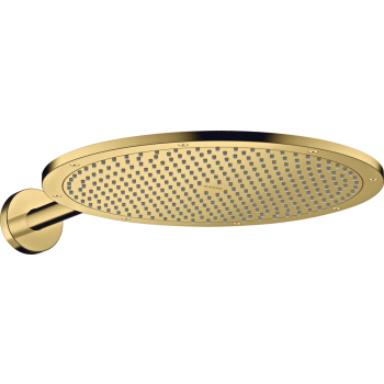  - AXOR ShowerSolutions Deszczownica 35 cm 1jet z ramieniem prysznicowym złoty optyczny polerowany 26034990 - 26034990 - Łazienki Szydłowski
