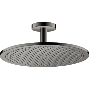  - AXOR ShowerSolutions Deszczownica prysznicowa 350 1jet z przyłączem sufitowym czarny chrom polerowany 26035330 - 26035330 - Łazienki Szydłowski