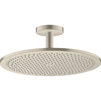  - AXOR ShowerSolutions Deszczownica prysznicowa 350 1jet z przyłączem sufitowym nikiel szczotkowany 26035820 - 26035820 - Łazienki Szydłowski