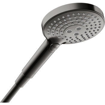  - AXOR ShowerSolutions Słuchawka prysznicowa 120 3jet czarny chrom polerowany 26050330 - 26050330 - Łazienki Szydłowski