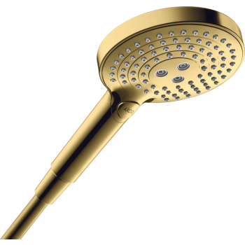  - AXOR ShowerSolutions Słuchawka prysznicowa 120 3jet złoty optyczny polerowany 26050990 - 26050990 - Łazienki Szydłowski