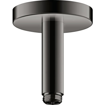  - AXOR ShowerSolutions Przyłącze sufitowe 10 cm czarny chrom polerowany 26432330 - 26432330 - Łazienki Szydłowski
