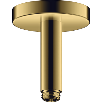  - AXOR ShowerSolutions Przyłącze sufitowe 10 cm złoty optyczny polerowany 26432990 - 26432990 - Łazienki Szydłowski