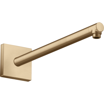 - AXOR ShowerSolutions Ramię prysznicowe 39 cm, kwadratowe brąz szczotkowany 26436140 - 26436140 - Łazienki Szydłowski