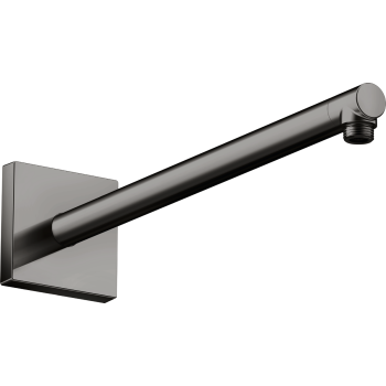  - AXOR ShowerSolutions Ramię prysznicowe 39 cm, kwadratowe czarny chrom polerowany 26436330 - 26436330 - Łazienki Szydłowski