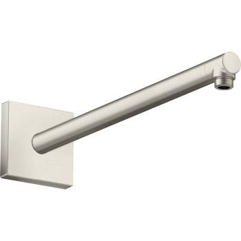 - AXOR ShowerSolutions Ramię prysznicowe 39 cm, kwadratowe stal szlachetna optyczna 26436800 - 26436800 - Łazienki Szydłowski
