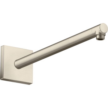  - AXOR ShowerSolutions Ramię prysznicowe 390 mm, kwadratowe nikiel szczotkowany 26436820 - 26436820 U - Łazienki Szydłowski
