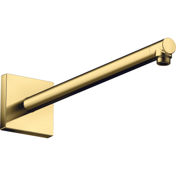  - AXOR ShowerSolutions Ramię prysznicowe 39 cm, kwadratowe Złoty Optyczny Polerowany 26436990 - 26436990 U - Łazienki Szydłowski