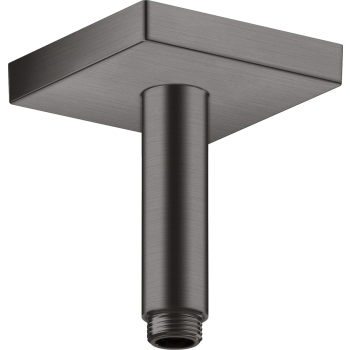 - AXOR ShowerSolutions Przyłącze sufitowe 10 cm, kwadratowe czarny chrom szczotkowany 26437340 - 26437340 - Łazienki Szydłowski