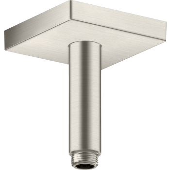 - AXOR ShowerSolutions Przyłącze sufitowe 10 cm, kwadratowe stal szlachetna optyczna 26437800 - 26437800 - Łazienki Szydłowski