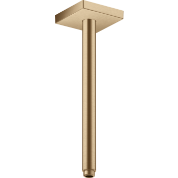 - AXOR ShowerSolutions Przyłącze sufitowe 30 cm, kwadratowe brąz szczotkowany 26438140 - 26438140 U - Łazienki Szydłowski