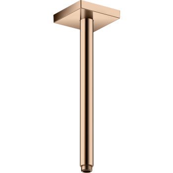 - AXOR ShowerSolutions Przyłącze sufitowe 30 cm, kwadratowe czerwony złoty polerowany 26438300 - 26438300 - Łazienki Szydłowski
