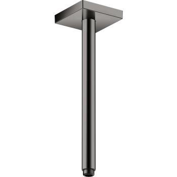  - AXOR ShowerSolutions Przyłącze sufitowe 30 cm, kwadratowe czarny chrom polerowany 26438330 - 26438330 - Łazienki Szydłowski