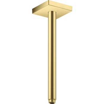  - AXOR ShowerSolutions Przyłącze sufitowe 30 cm, kwadratowe mosiądz szczotkowany 26438950 - 26438950 - Łazienki Szydłowski