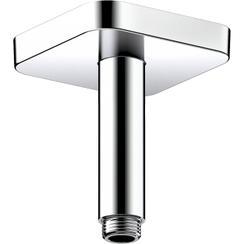 - AXOR ShowerSolutions Przyłącze sufitowe 10 cm, softsquare chrom 26965000 - 26965000 - Łazienki Szydłowski