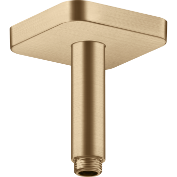 - AXOR ShowerSolutions Przyłącze sufitowe 10 cm, softsquare brąz szczotkowany 26965140 - 26965140 U - Łazienki Szydłowski