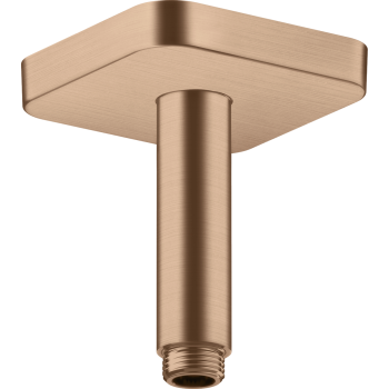 - AXOR ShowerSolutions Przyłącze sufitowe 100 mm, softsquare czerwone złoto szczotkowane 26965310 - 26965310 - Łazienki Szydłowski