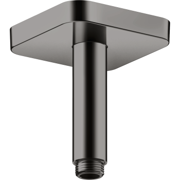  - AXOR ShowerSolutions Przyłącze sufitowe 10 cm, softsquare czarny chrom polerowany 26965330 - 26965330 - Łazienki Szydłowski