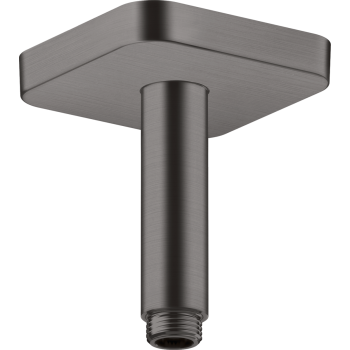 - AXOR ShowerSolutions Przyłącze sufitowe 10 cm, softsquare czarny chrom szczotkowany 26965340 - 26965340 - Łazienki Szydłowski