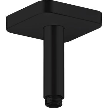 - AXOR ShowerSolutions Przyłącze sufitowe 10 cm, softsquare czarny mat 26965670 - 26965670 - Łazienki Szydłowski