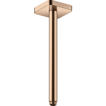 - AXOR ShowerSolutions Przyłącze sufitowe 30 cm, softsquare czerwone złoto polerowane 26966300 - 26966300 - Łazienki Szydłowski