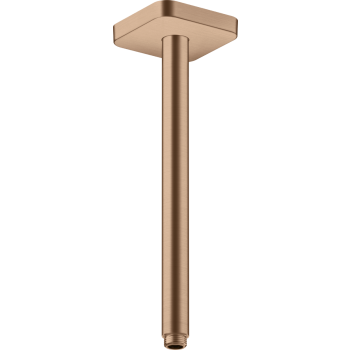 - AXOR ShowerSolutions Przyłącze sufitowe 30 cm, softsquare czerwone złoto szczotkowane 26966310 - 26966310 - Łazienki Szydłowski