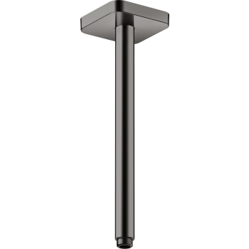  - AXOR ShowerSolutions Przyłącze sufitowe 30 cm, softsquare czarny chrom polerowany 26966330 - 26966330 - Łazienki Szydłowski