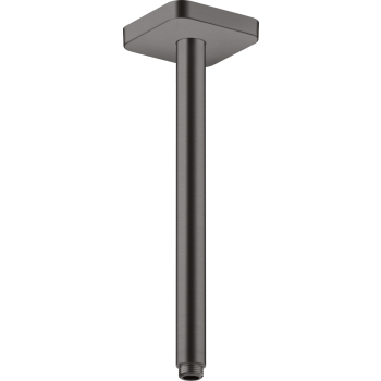 - AXOR ShowerSolutions Przyłącze sufitowe 30 cm, softsquare czarny chrom szczotkowany 26966340 - 26966340 - Łazienki Szydłowski