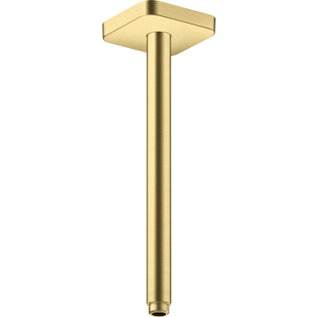  - AXOR ShowerSolutions Przyłącze sufitowe 30 cm, softsquare mosiądz szczotkowany 26966950 - 26966950 - Łazienki Szydłowski