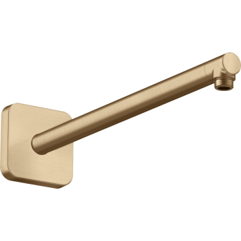 - AXOR ShowerSolutions Ramię prysznicowe 39 cm, softsquare brąz szczotkowany 26967140 - 26967140 U - Łazienki Szydłowski