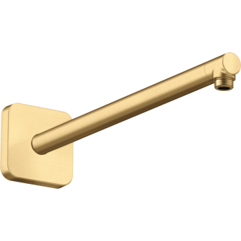 - AXOR ShowerSolutions Ramię prysznicowe 39 cm, softsquare złoty optyczny szczotkowany 26967250 - 26967250 - Łazienki Szydłowski