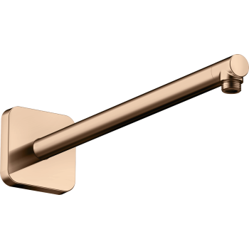 - AXOR ShowerSolutions Ramię prysznicowe 39 cm, softsquare czerwony złoty polerowany 26967300 - 26967300 - Łazienki Szydłowski