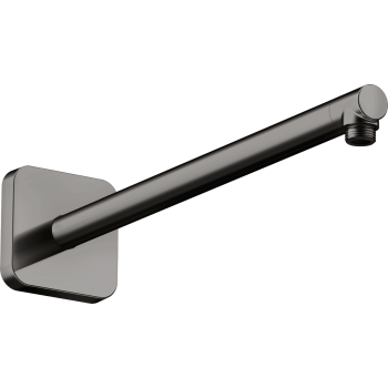  - AXOR ShowerSolutions Ramię prysznicowe 39 cm, softsquare czarny chrom polerowany 26967330 - 26967330 - Łazienki Szydłowski