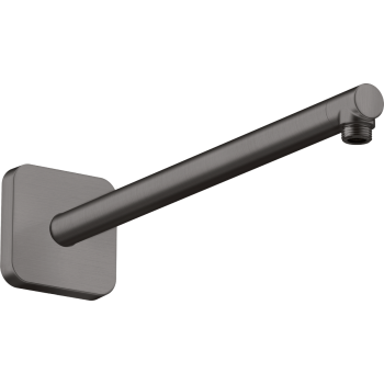 - AXOR ShowerSolutions Ramię prysznicowe 39 cm, softsquare Czarny Chrom Szczotkowany 26967340 - 26967340 - Łazienki Szydłowski