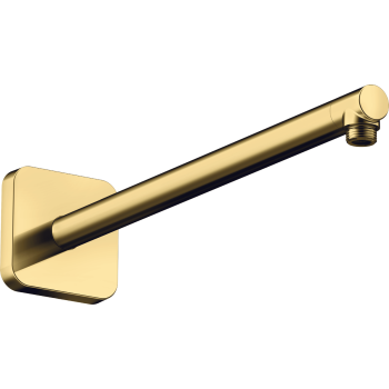  - AXOR ShowerSolutions Ramię prysznicowe 39 cm, softsquare Złoty Optyczny Polerowany 26967990 - 26967990 U - Łazienki Szydłowski