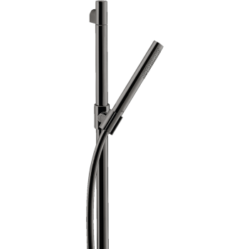 - AXOR Starck Zestaw prysznicowy 90 cm z główką prysznicową 1jet, Slim czarny chrom polerowany 27983330 - 27983330 - Łazienki Szydłowski