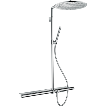 - AXOR ShowerSolutions Komplet prysznicowy 350 1jet z termostatem 800 chrom 27984000 - 27984000 - Łazienki Szydłowski