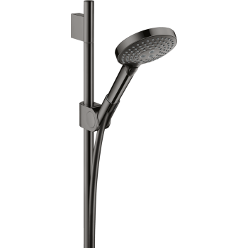  - AXOR Uno Zestaw prysznicowy 90 cm z główką prysznicową 120 3jet Czarny Chrom Polerowany 27987330 - 27987330 - Łazienki Szydłowski