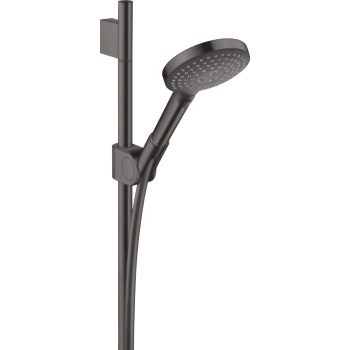 - AXOR Uno Zestaw prysznicowy 90 cm z główką prysznicową 120 3jet czarny chrom szczotkowany 27987340 - 27987340 - Łazienki Szydłowski